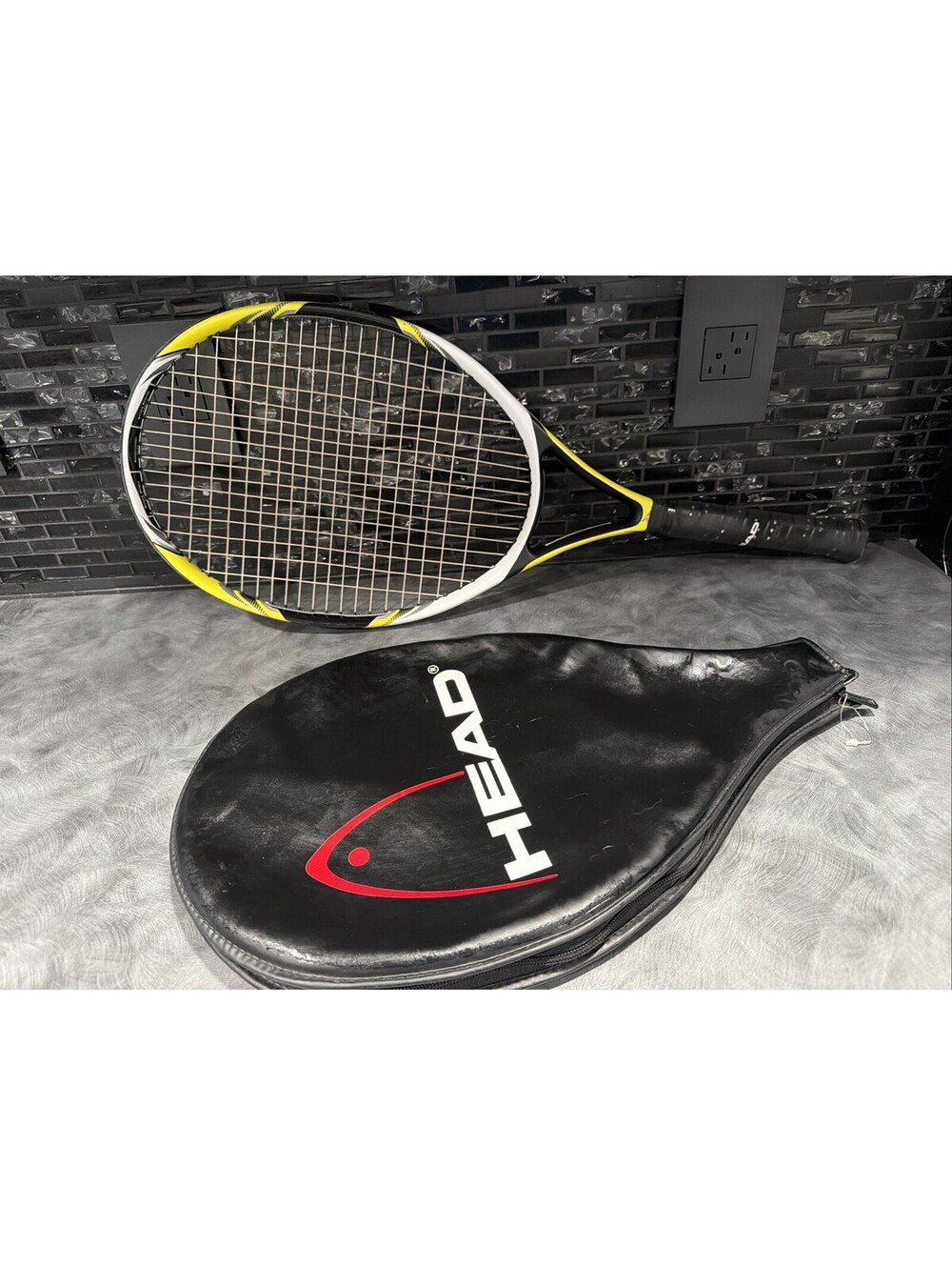 Dunlop James Blake Revelation OS Tennis Racket  4 1/4 GRIP Comes W/Head Cover